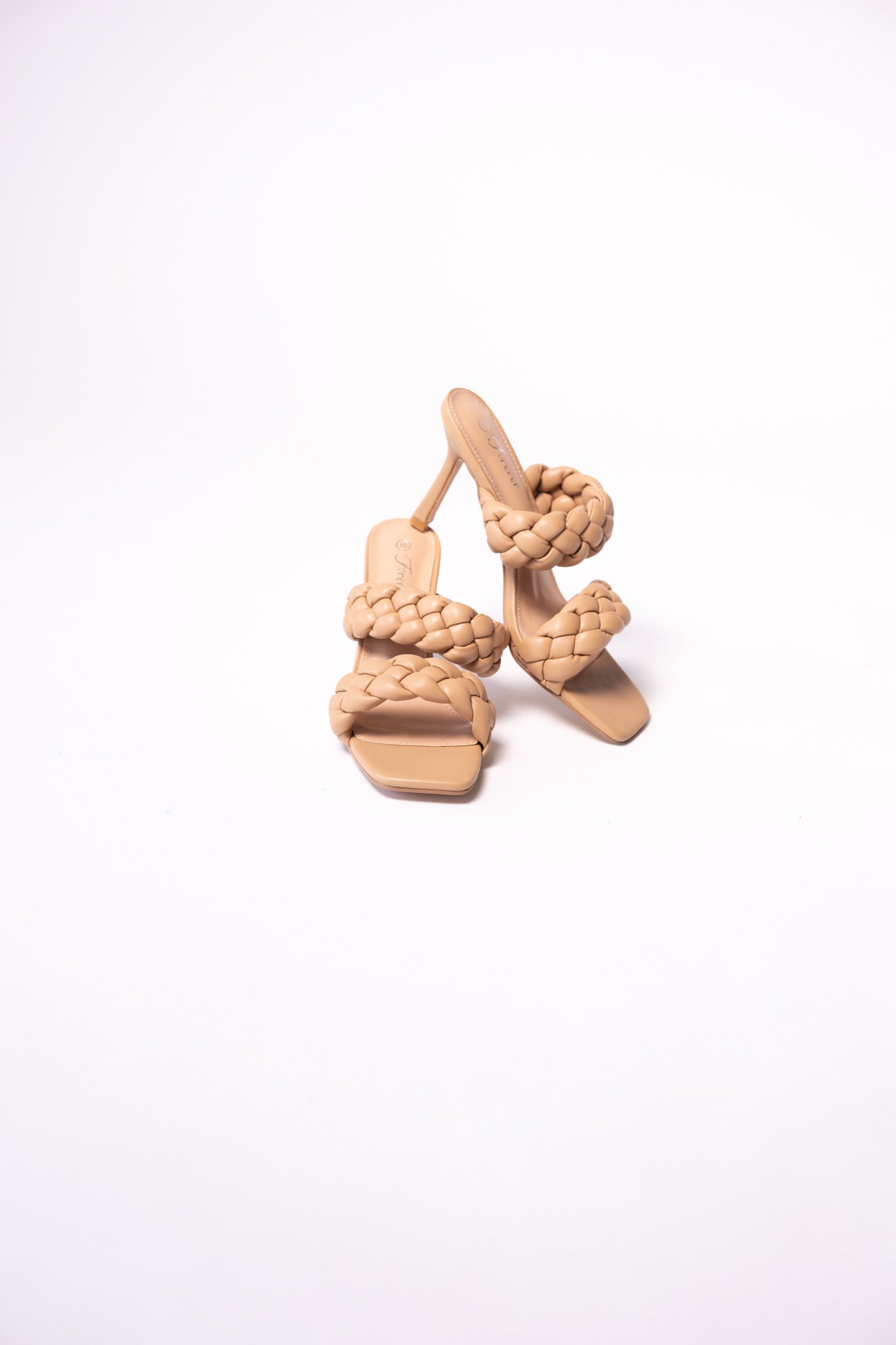 Square-68, Rope Design Heel, Nude