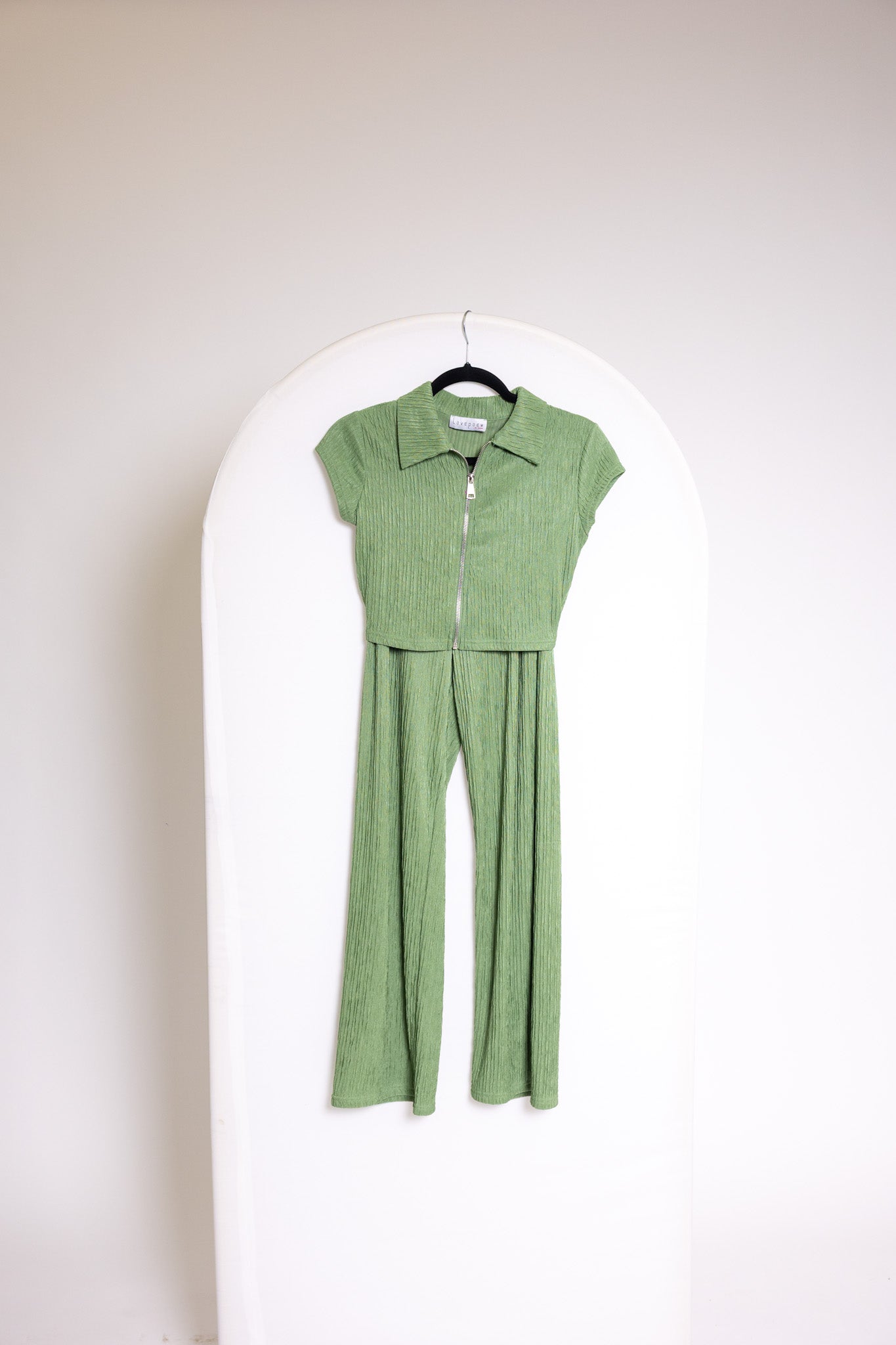 Zipper Top and Pant by Love Poem
