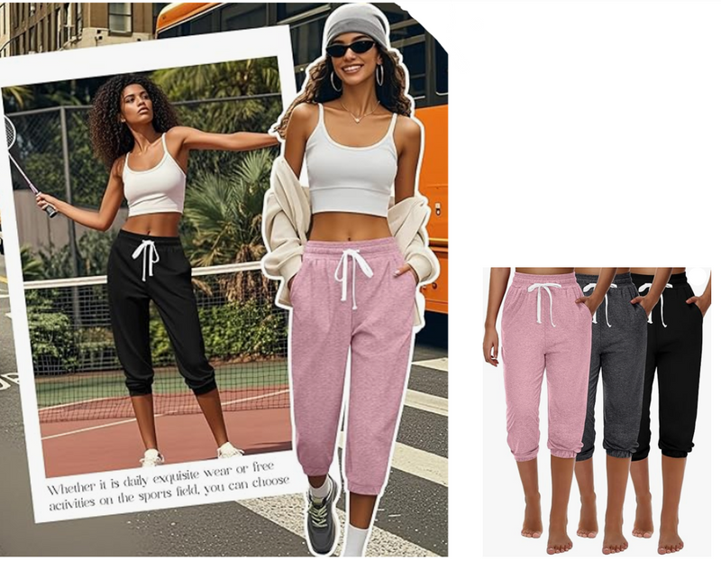 Activewear Jogger Capris