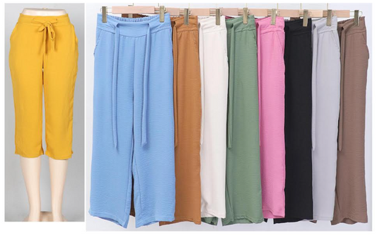 Capris, Air-flow, 8-colors