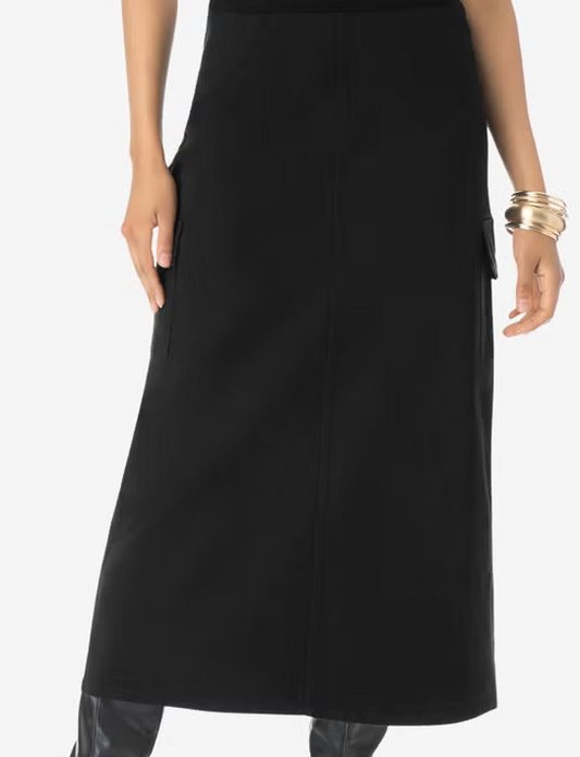 Denim Skirts, Black Jean