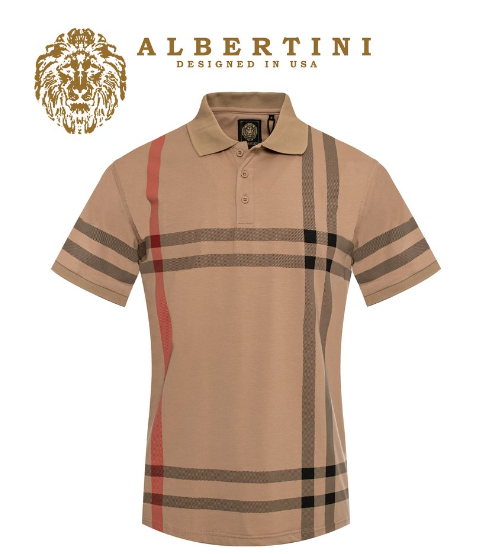 Men's, Burberry Brown, short sleeve shirt