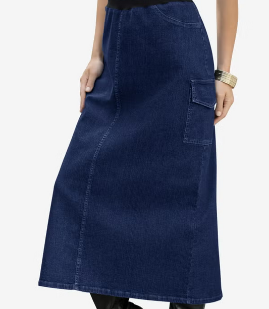 Denim Skirts, Dark Blue Jean