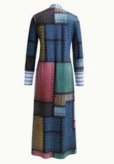 Full Length Cardigan, Multi-colored