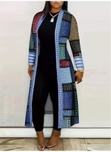 Full Length Cardigan, Multi-colored