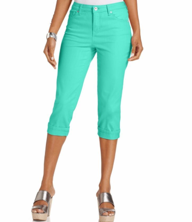 Capris, Colored Denim