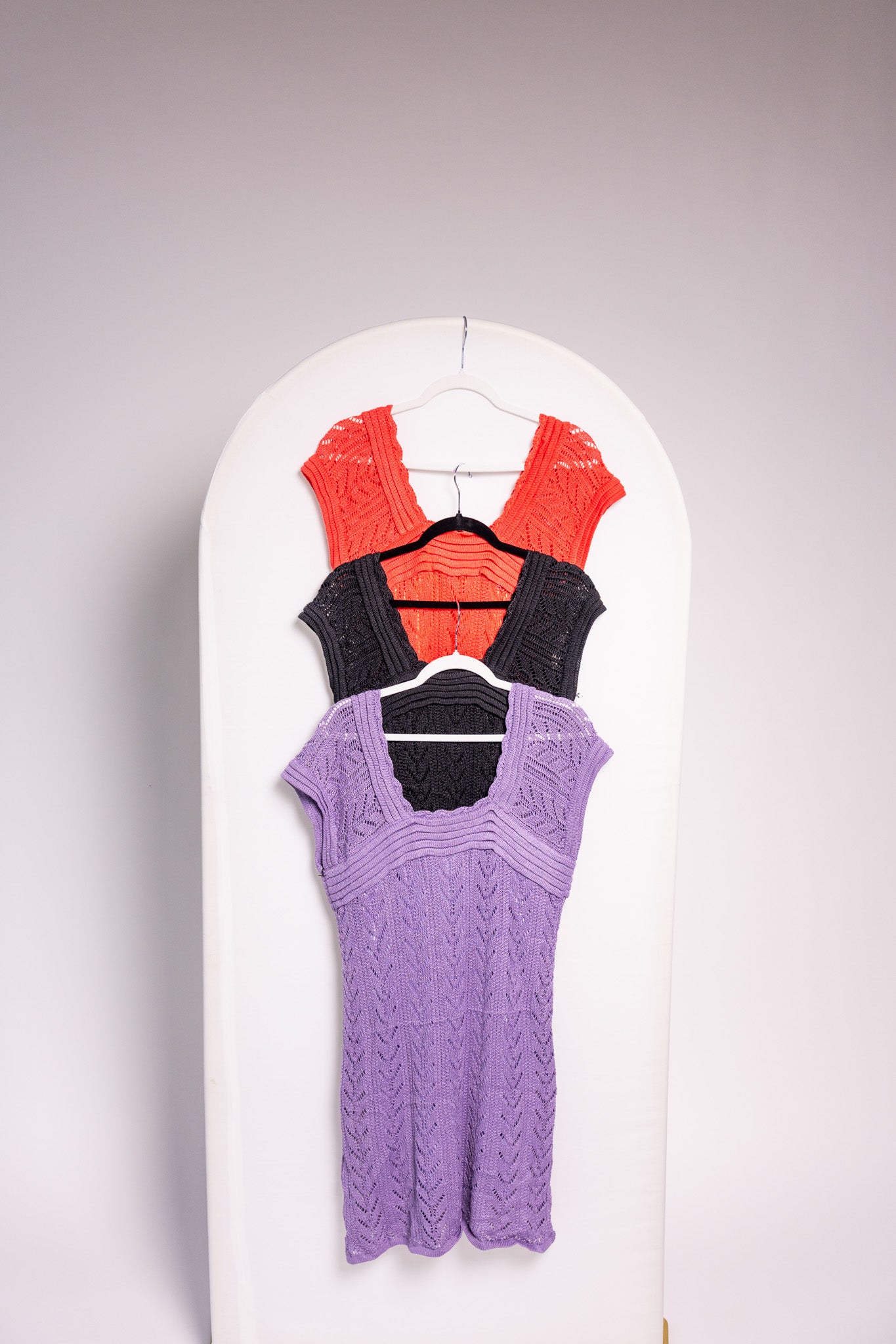 Knit Dress, sleeveless with satin lining