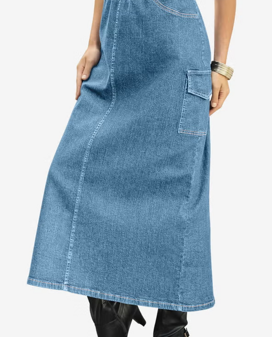 Denim Skirts, Medium Blue Jean