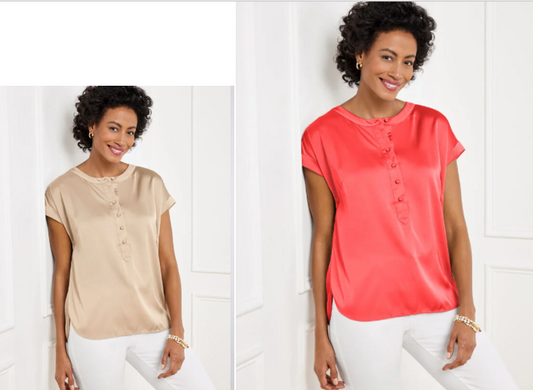 Satin Charmeuse Tops