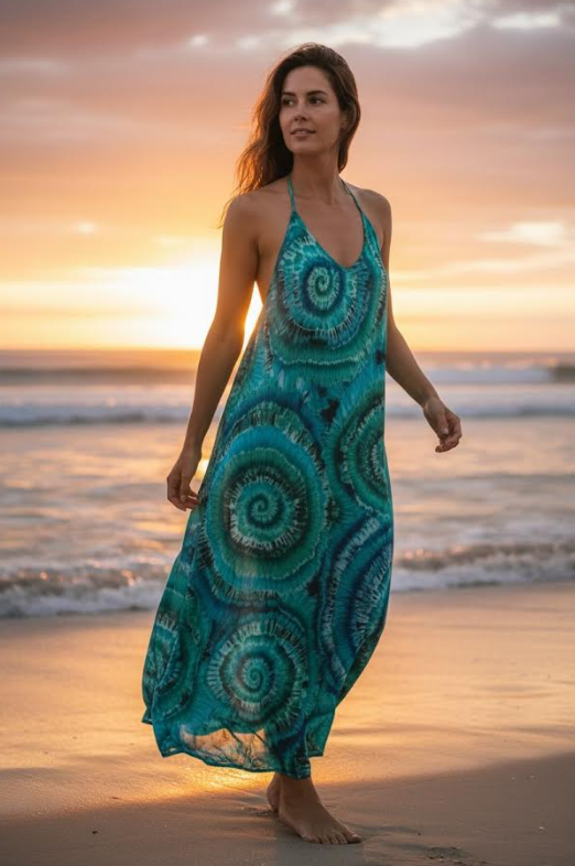 Sundress, multi-pattern color