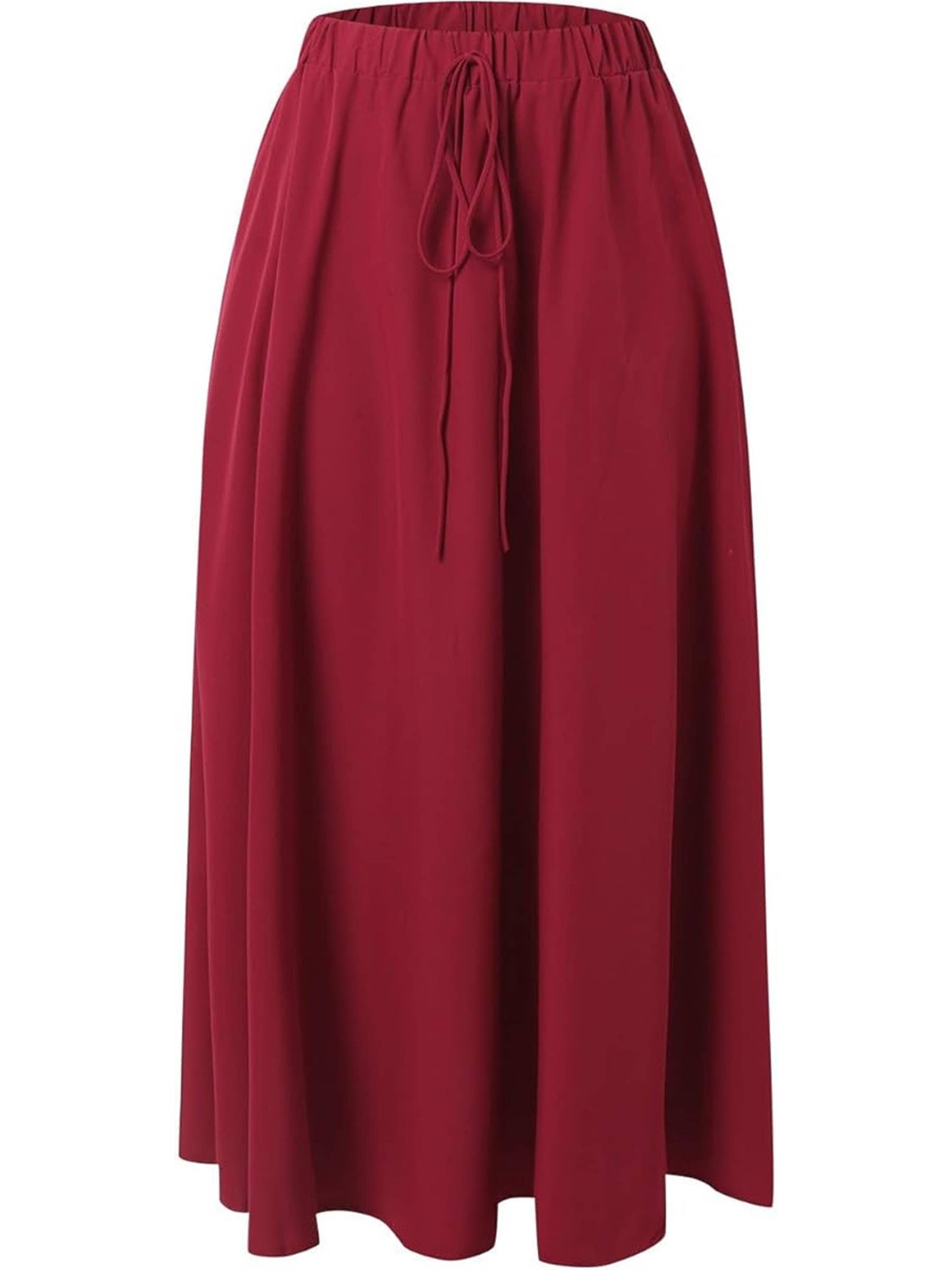 Lace Up Printed Pocket Skirt