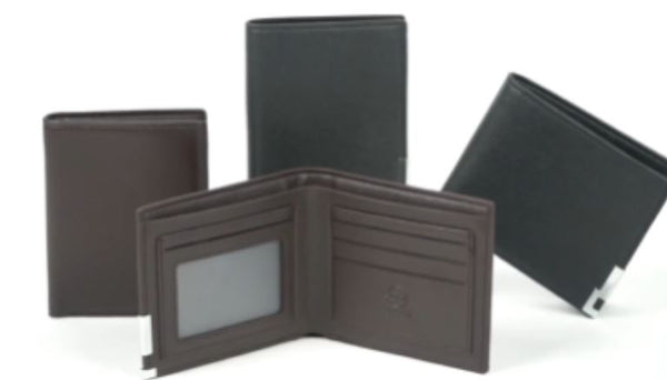 Image of  four men's designer leather wallet