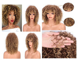 Women's short curly wig