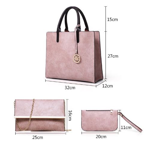 Large Capacity Earth-tone Leather Shoulder Purse – International